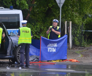 Śmiertelny wypadek z udziałem motocyklisty w Radości