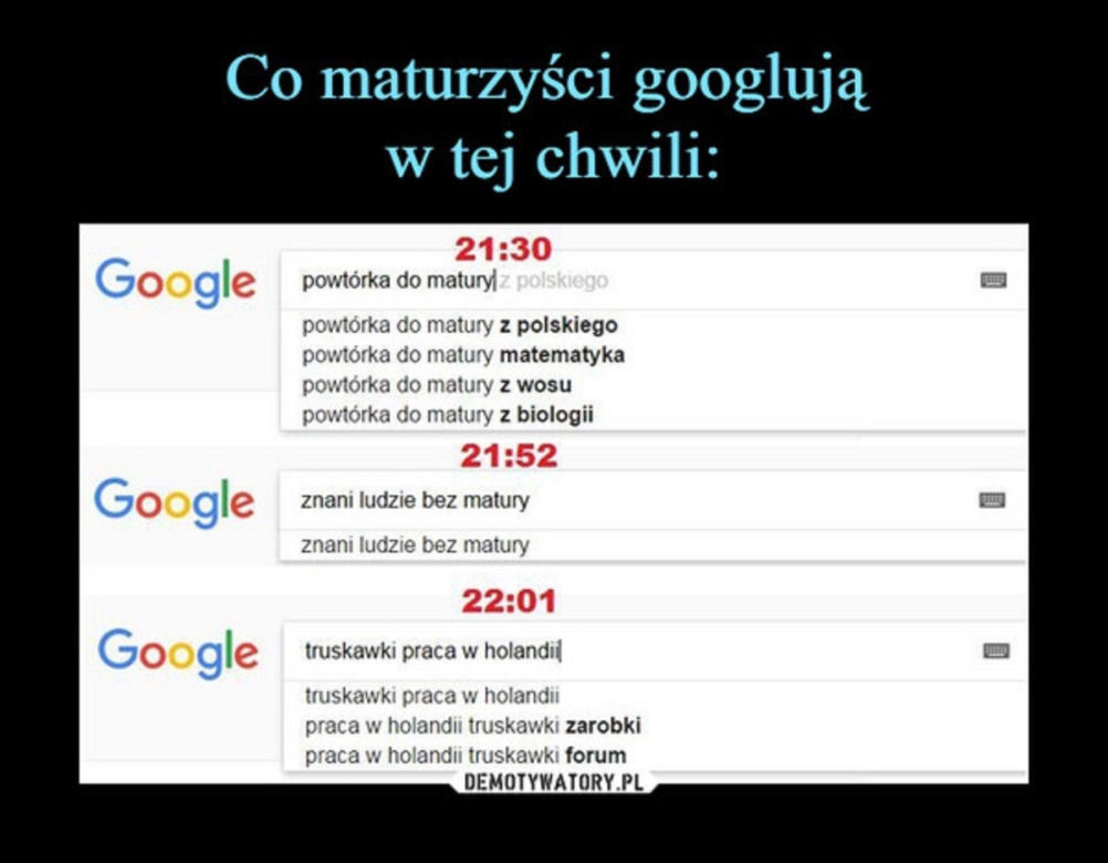 Matura 2024 - memy