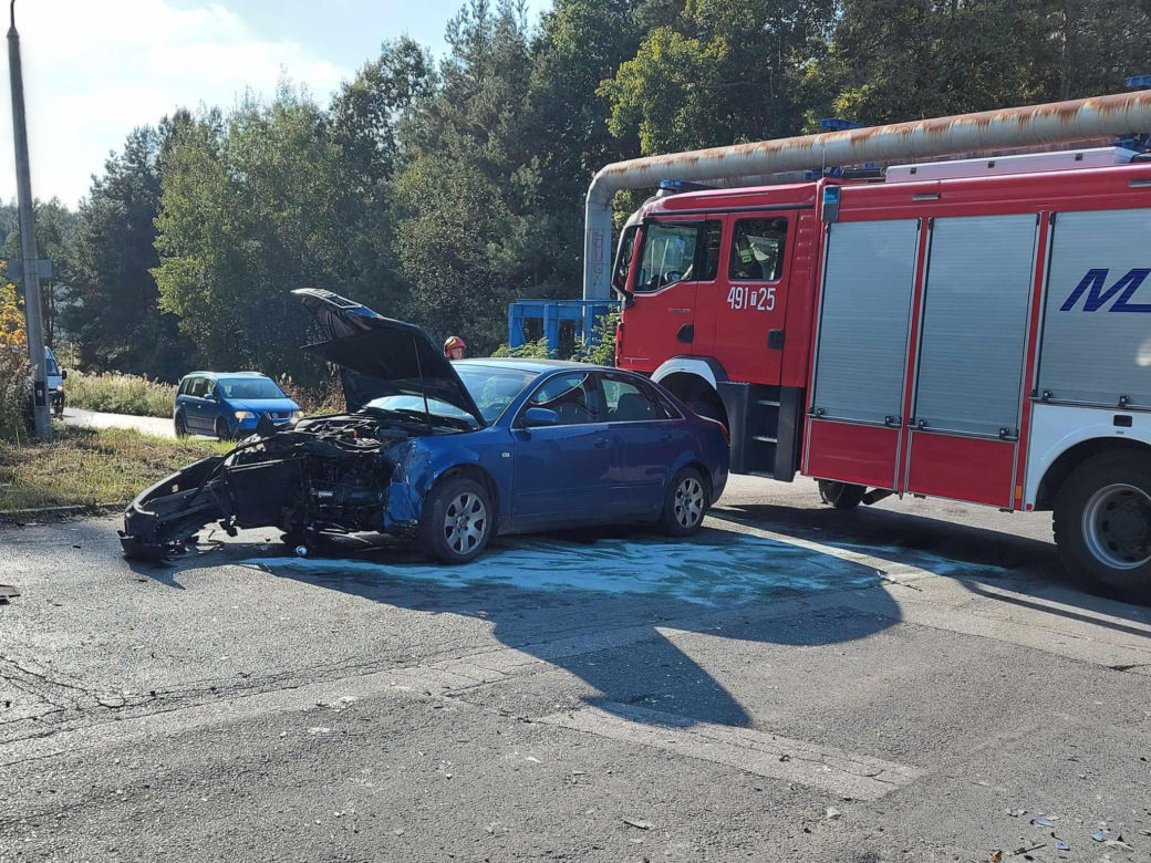 Wypadek na terenie SSE Starachowice