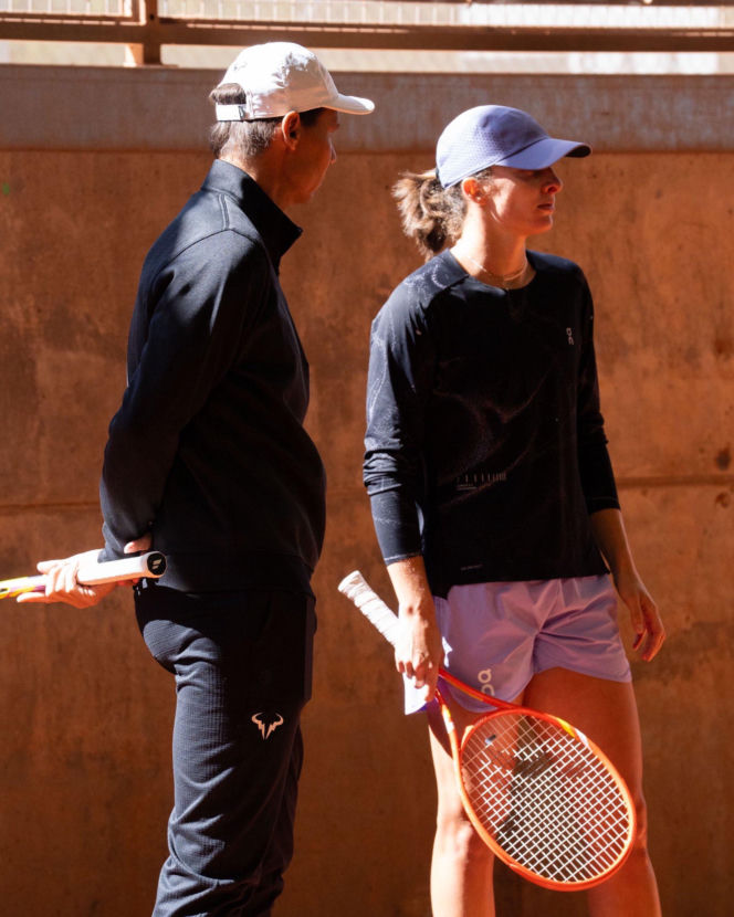 Iga Świątek trenuje w Akademii Rafaela Nadala