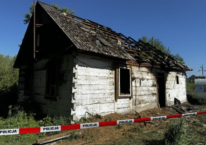 Tragiczny pożar w Tomaszowicach Kolonii. Nie żyją dwie osoby