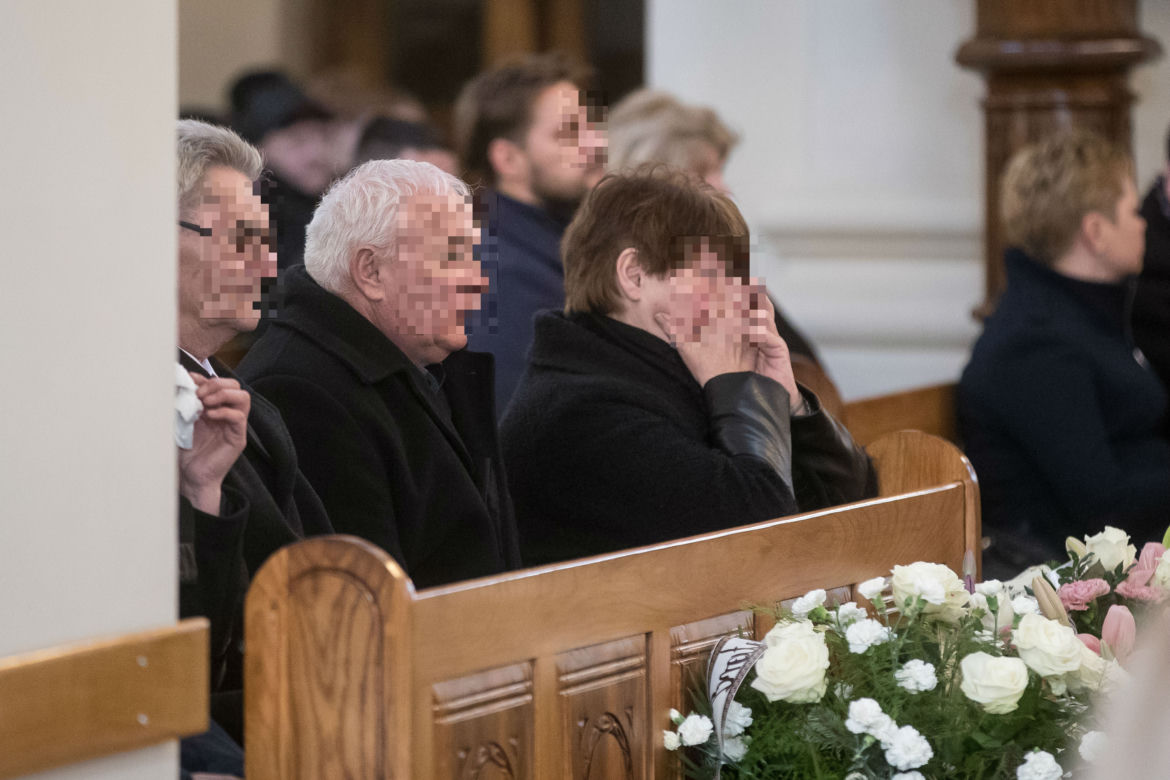 Pogrzeb Grażyny K. w Borzęcinie