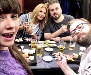 Majka Jeżowska bawi się z rodzina w Japonii