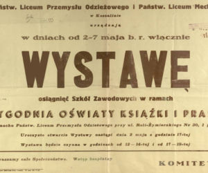 Koszalin. Stare plakaty zapowiadające imprezy