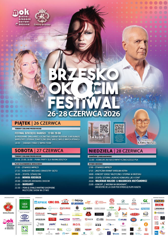 Plakat Brzesko Okocim Festiwal 2026