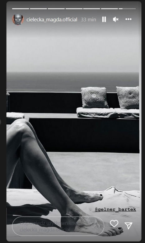 Magda Cielecka na wakacjach z Bartoszem Gelnerem. Rozkoszują się sobą!