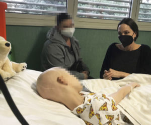 Angelina Jolie na Ukrainie