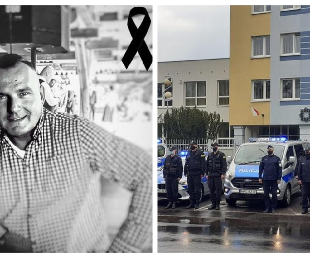 Tak policjanci z Torunia oddali hołd asp. Michałowi Kędzierskiemu z Raciborza