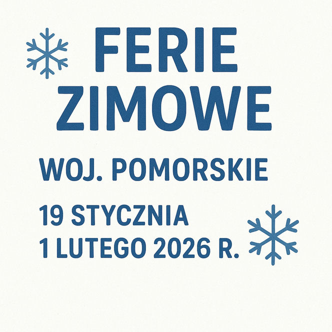 Ferie zimowe 2025/2026
