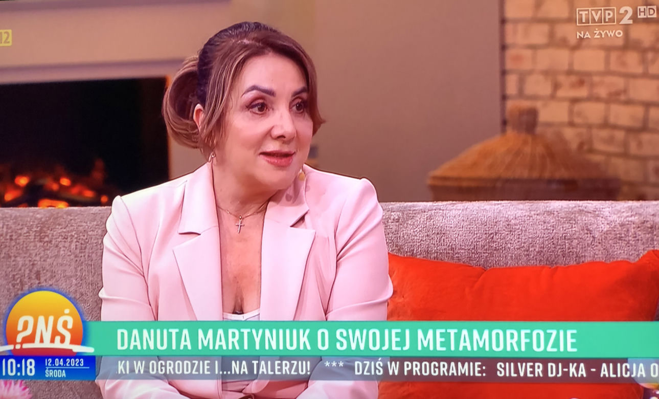 Danuta Martyniuk ma nowy nos