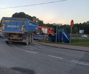 Wypadek na DK 74 w Świętokrzyskiem