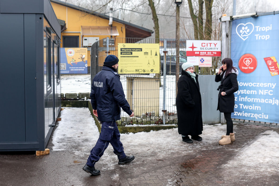 Miał być protest milczenia, doszło do awantury. Gorąco pod schroniskiem w Bytomiu