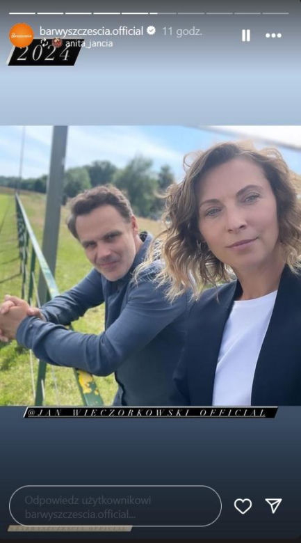 Barwy szczęścia nowy sezon na planie. Beata (Anita Jancia-Prokopowicz), Jan Wieczorkowski