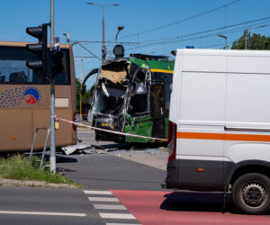 Poważny wypadek na Naramowicach