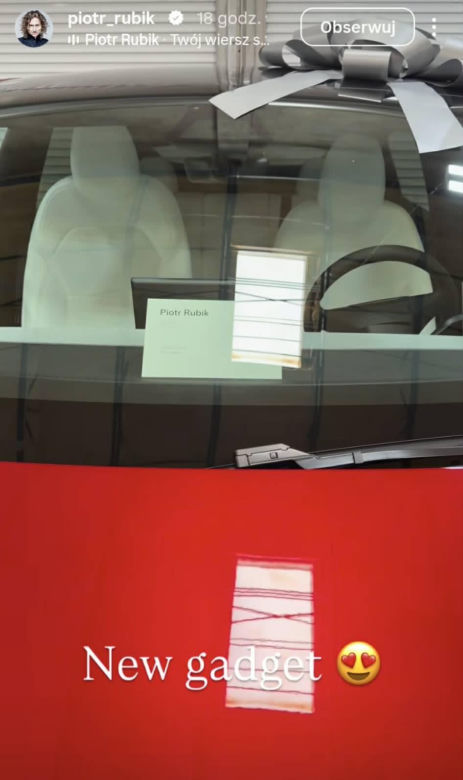 Piotr Rubik i Agata Rubik mają nowe auto
