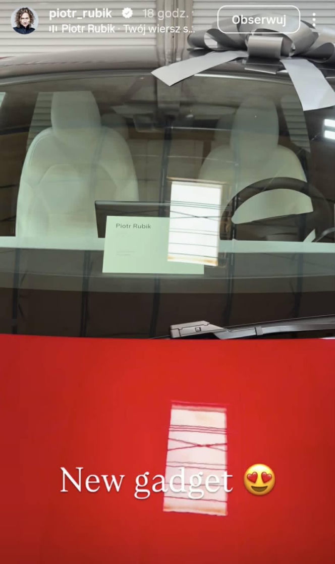 Piotr Rubik i Agata Rubik mają nowe auto