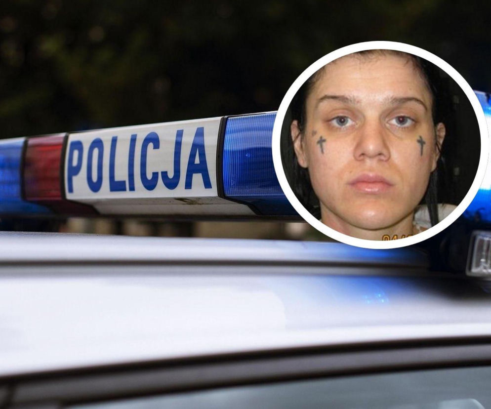 Katarzyna Ziomek ukrywa się przed policją. Ma charakterystyczne znaki na twarzy
