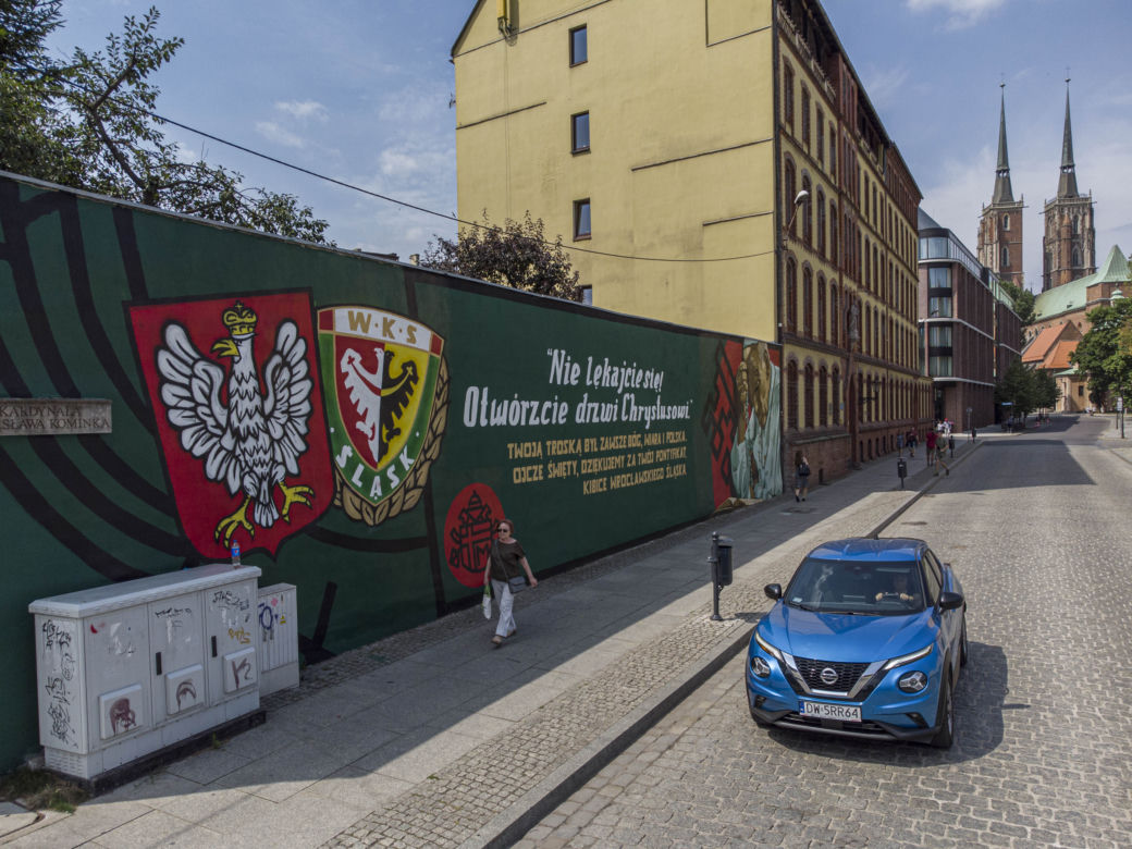 Kibice Śląska namalowali mural bez wymaganych zgód 