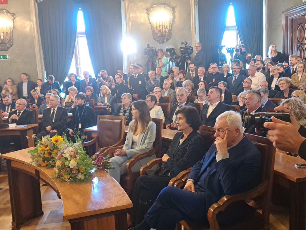 Zaprzysiężenie Aleksandra Miszalskiego na prezydenta miasta Krakowa oraz radnych IX kadencji