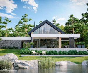 Okna antracytowe pokochali także architekci