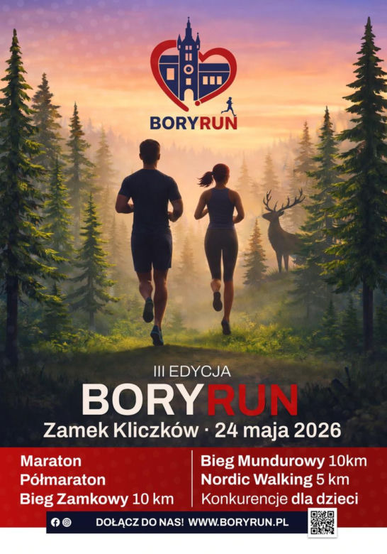 BoryRun 2026 nadchodzi. W Borach Dolnośląskich pobiegną maratończycy i żołnierze