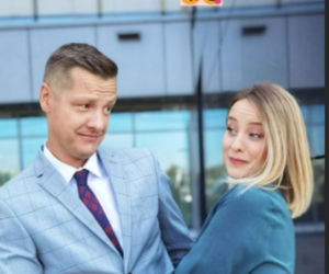 M jak miłość. Piotrek (Marcin Mroczek), Kamila (Anna Gorajska)