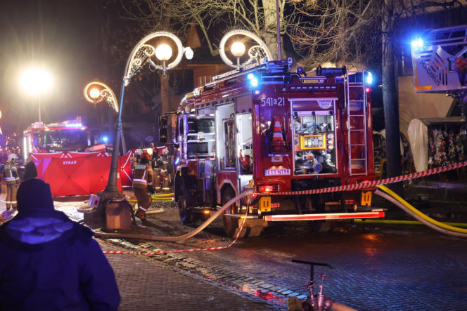 Pożar lokalu na Krupówkach