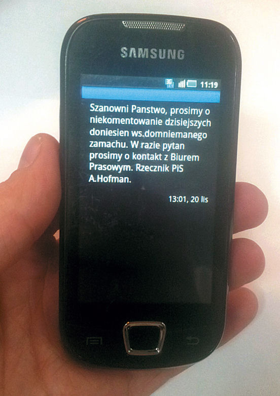 Zakazali posłom mówić o zamachu