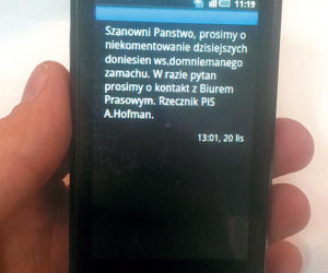 Zakazali posłom mówić o zamachu