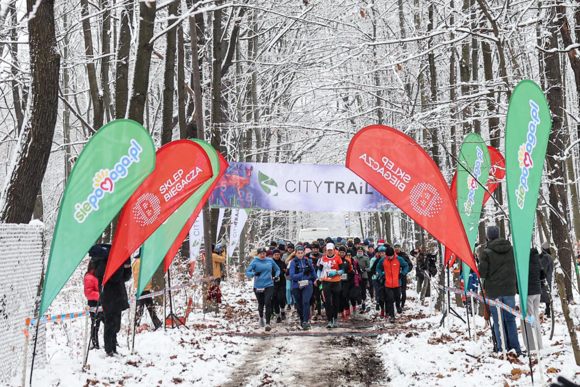 Za nami kolejny bieg z cyklu City Trail w Katowicach w pięknej, zimowej aurze