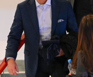 Wystrojony Marcinkiewicz na premierze filmu Vegi. Ale z niego przystojniak