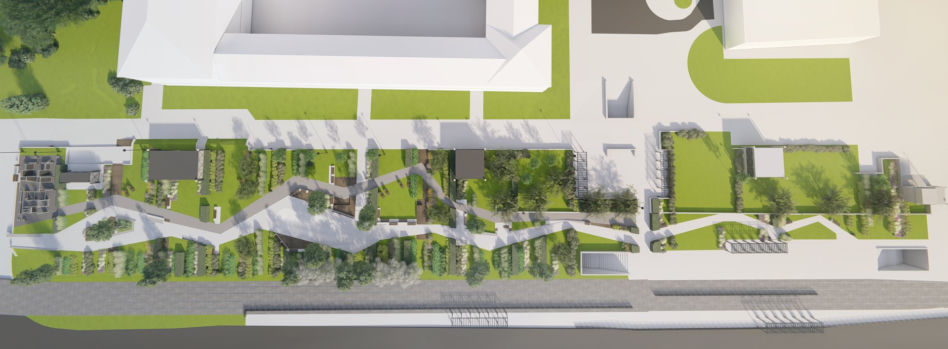 Nowy Skwer Sportów Miejskich w centrum Warszawy projektu JAKABE