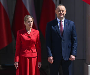 Obchody Dnia Flagi Rzeczypospolitej z udziałem Pary Prezydenckiej. Marta Nawrocka nadała szyku 2 maja