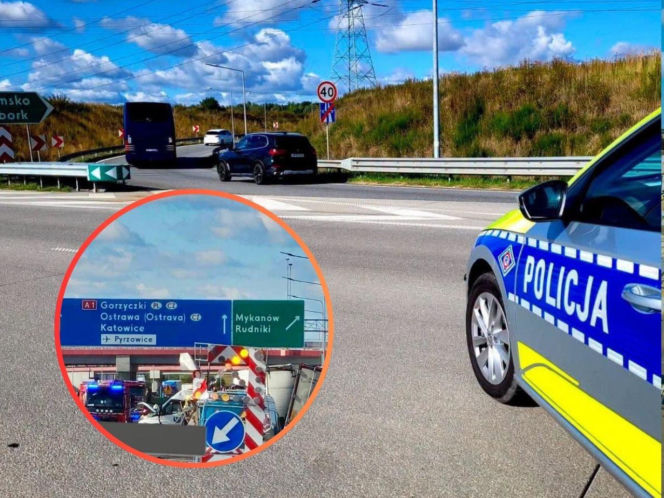 Tragiczny wypadek na A1 w Śląskiem