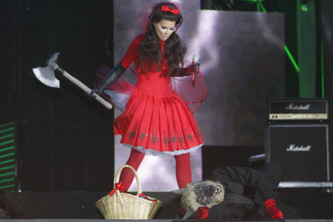 Górniak jako Czerwony Kapturek