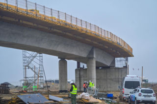 Budowa węzła w Kołbaskowie na autostradzie A6