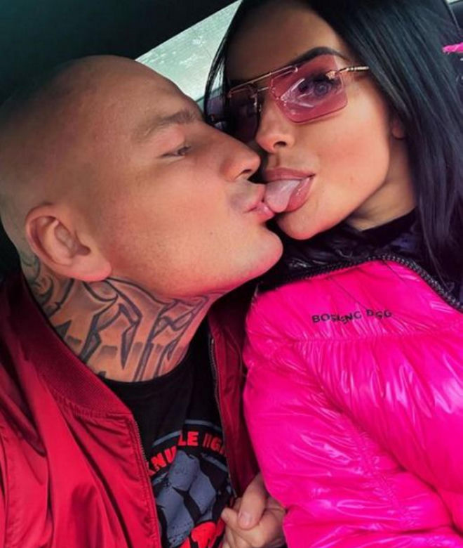 Artur Szpilka z ukochaną Kamilą Wybrańczyk