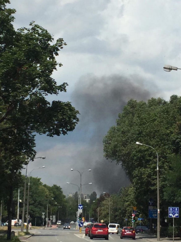 Mercedes poszedł z dymem na Woli