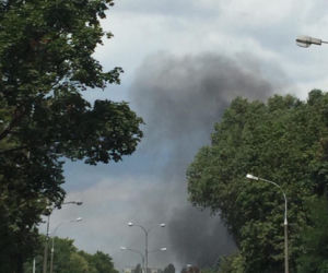 Mercedes poszedł z dymem na Woli