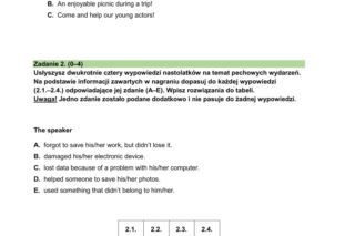 Próbny egzamin ósmoklasisty 2026 CKE: język angielski. Arkusze CKE z angielskiego [14.01.2026]