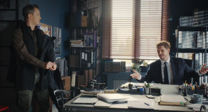 M jak miłość odc. 1929. Marcin (Mikołaj Roznerski), Jakub Karski (Krzysztof Kwiatkowski)