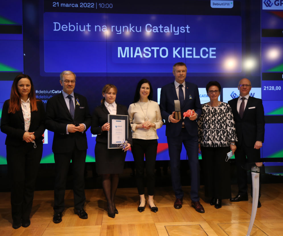 Kielce na giełdzie! Obligacje za wielkie miliony wyemitowane!