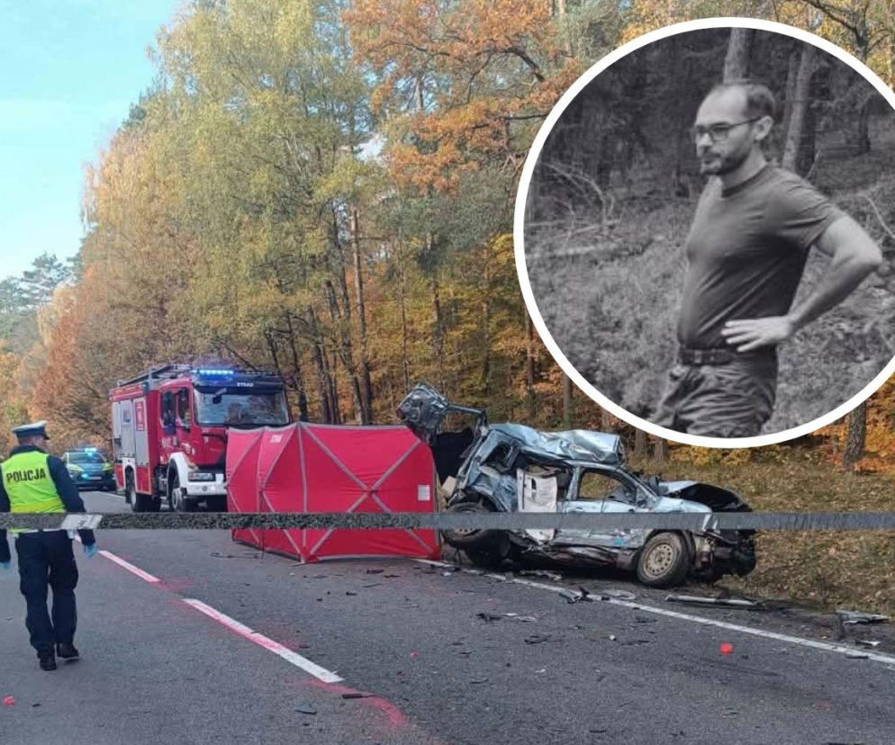 Śmiertelny wypadek na DK20. Nie żyje 44-letni leśniczy Damian Wolański