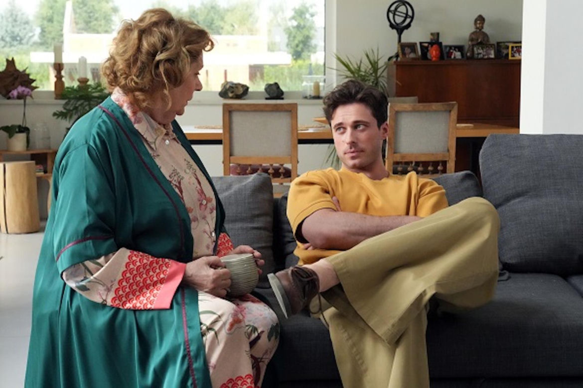 Barwy szczęścia. Józefina (Elżbieta Jarosik), Cezary (Marcel Opaliński)