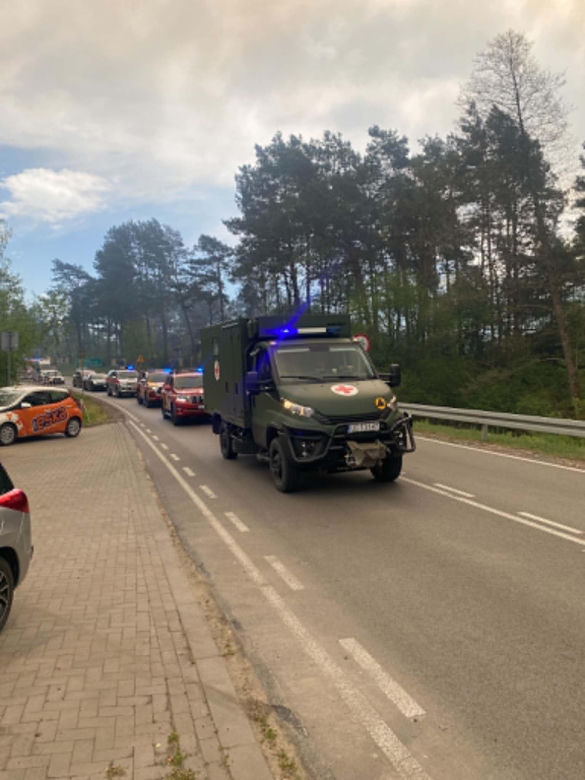Pożar w woj. lubelskim