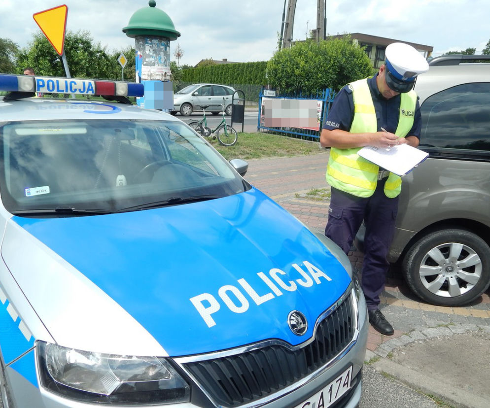Pijany rowerzysta wjechał pod radiowóz 