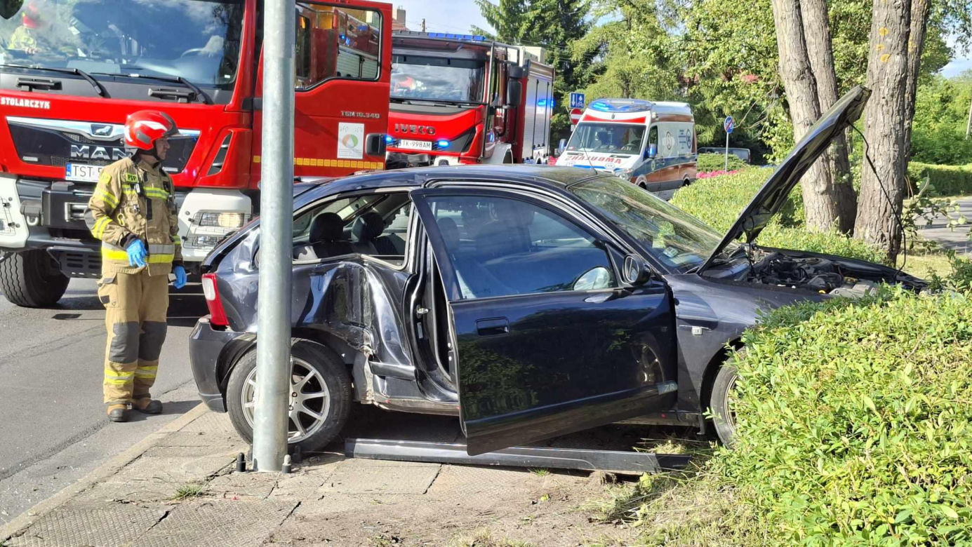 Wypadek na Kaczyńskie w Starachowicach