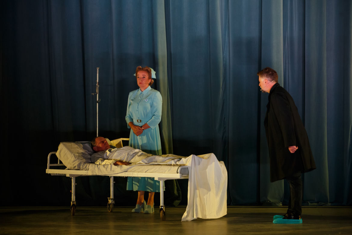 "Węgla nie ma". Próba do przedstawienia w Teatrze Śląskim