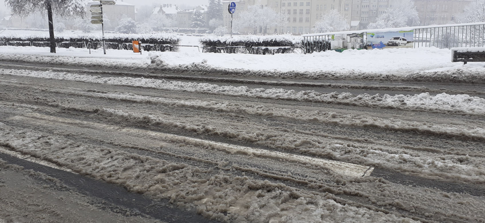 25 stycznia 2021. Przemyśl zasypany śniegiem