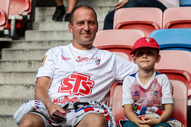 Górnik Zabrze - GKS Katowice: Zdjęcia kibiców i zawodników z meczu 6. kolejki PKO BP Ekstraklasy